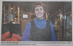 Barbara McIntosh in Bergens Tidene